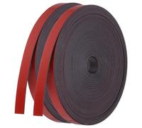 PATIKIL Magnetic Strip Roll, 2Roll 32.8ft x 0.4" Fridge Magnets Tape Flexible Writable Dry Erase Refrigerator Magnet Sticker Label with Adhesive Back Sheet for DIY Craft Whiteboard, Red