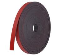 PATIKIL Magnetic Strip Roll, 32.8ft x 0.4" Fridge Magnets Tape Flexible Writable Dry Erase Refrigerator Magnet Sticker Label with Adhesive Back Sheet for DIY Craft Whiteboard, Red