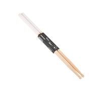PATIKIL Maple Wood Drumstick 5A Anti Slip Handle Grips Drum Stick White for Drumming Musical Instrument Percussion, 1 Pair
