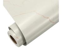 PATIKIL Marble Sticky Back 40cm x 10 Meters, Self Adhesive Wallpaper Peel and Stick Contact Paper Vinyl Wrap Film Roll for Walls Doors Kitchen Countertop Cabinets, Gray White