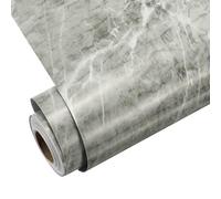 PATIKIL Marble Sticky Back 40cm x 5 Meters, Self Adhesive Wallpaper Peel and Stick Contact Paper Vinyl Wrap Film Roll for Walls Doors Kitchen Countertop Cabinets, Gray