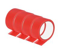 PATIKIL Masking Tape 1.8 Inch Wide, 4 Roll 22 Yard Painters Tape Bulk No Residue Craft Tape for Wall Painting Labeling Car Painting Home DIY Flower Crafts Decoration, Red