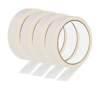 PATIKIL Masking Tape 1 Inch Wide, 4 Roll 22 Yard Painters Tape Bulk No Residue Craft Tape for Wall Painting Labeling Car Painting Home DIY Flower Crafts Decoration, Beige