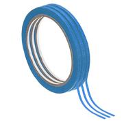 PATIKIL Masking Tape 20 M x 1.25 CM, 3 Roll General Purpose Adhesive Painting Tape Painters Tape for Arts Crafts Label, Blue