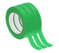 PATIKIL Masking Tape 50 M x 2.55 CM, 3 Roll General Purpose Adhesive Painting Tape Painters Tape for Arts Crafts Label, Green