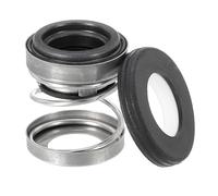 PATIKIL Mechanical Shaft Seal Replacement, 108-12 Ceramic Carbon Ring Sealing Shaft Spring Kit for Water Pump Oil Cylinder, Black Silver, 0.47" (12mm)
