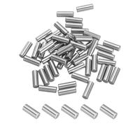 PATIKIL Metal Dowel Pins 4x12 mm, 30 Pcs 304 Stainless Steel Shelf Support Peg Fasten Elements for Bookshelf Shelves Cabinet Closet Fixing Component Position, Silver