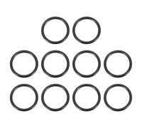 PATIKIL Metal O Rings 35mm / 1.4", 10 Pack Electroplated Zinc Alloy O Ring Buckle Seamless Welded Round Rings for Bag Purse Belts Hardware DIY Craft Dog Leashes, Silver