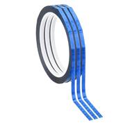 PATIKIL Metalized Polyester Film Tape 5mm x 50 Meters, 3 Pcs Metallic Decor Laser Blue Adhesive Mirror Tape for Detailing Accent Wall Graphic Arts Boat Trim Walls