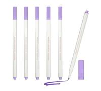 PATIKIL Metallic Marker Pens, 6Pcs Permanent Markers Medium Tip Quick Dry Paint Pen on Plastic Wood Stone Glass Canvas DIY Crafts Art Supplies for Drawing Writing Marking, Purple