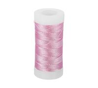 PATIKIL Metallic Thread, 100 Yards Embroidery Thread for Sewing Machine Hand Embroidery DIY Crafts Needlework Gift Wrapping Jewelry Making Decoration, Pink
