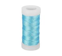 PATIKIL Metallic Thread, 100 Yards Embroidery Thread for Sewing Machine Hand Embroidery DIY Crafts Needlework Gift Wrapping Jewelry Making Decoration, Blue