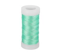 PATIKIL Metallic Thread, 100 Yards Embroidery Thread for Sewing Machine Hand Embroidery DIY Crafts Needlework Gift Wrapping Jewelry Making Decoration, Cyan