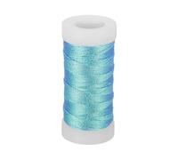 PATIKIL Metallic Thread, 100 Yards Embroidery Thread for Sewing Machine Hand Embroidery DIY Crafts Needlework Gift Wrapping Jewelry Making Decoration, Dark Blue