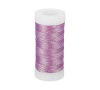 PATIKIL Metallic Thread, 100 Yards Embroidery Thread for Sewing Machine Hand Embroidery DIY Crafts Needlework Gift Wrapping Jewelry Making Decoration, Hibiscus Purple