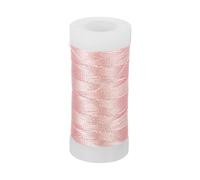 PATIKIL Metallic Thread, 100 Yards Embroidery Thread for Sewing Machine Hand Embroidery DIY Crafts Needlework Gift Wrapping Jewelry Making Decoration, Light Pink
