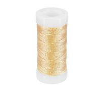 PATIKIL Metallic Thread, 46 Yards Embroidery Thread for Sewing Machine Hand Embroidery DIY Crafts Needlework Gift Wrapping Jewelry Making Decoration, Gold