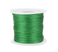 PATIKIL Metallic Tinsel Cord Rope, 1 mm x 109 Yards Grass Green Cord Wrapping Ribbon Non-Stretchy Strings for Gift Thread Ornament Craft Making Christmas