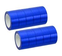 PATIKIL Metallic Washi Tape 15mm x 5m, 10 Pack Art Paper Mirror Masking Foil Sticker Self-Adhesive for DIY Art Craft Wrapping Wedding Decoration, Dark Blue