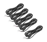 PATIKIL Micro USB Female to 4Pin Bare Wire 28AWG 200cm/79 Inch Long, 5Pcs 5V 3A Micro USB to Bare Wire Open End Pigtail Power Cable for Car DIY Repair Equipment Installed Replace