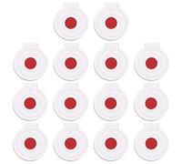 PATIKIL Microfiber Bullseye Targets 6cm, 14Pcs Competition Game Target Shooting Practice Fabric Pad Disc Accuracy Training Tool Outdoor Hunting Accessories
