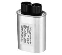 PATIKIL Microwave Capacitor, 0.9uF AC 2100V High Voltage Capacitor 7mm Pin Distance for Universal Microwave Oven, Silver Tone