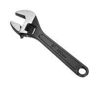PATIKIL Mini Adjustable Wrench 6" 45# Steel Blackening Tiny Adjustable Spanner Wide Jaw Pocket Wrench with Hanging Keychain for Home Repair Industry Auto Micro Equipment, Black