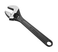 PATIKIL Mini Adjustable Wrench 8" 45# Steel Blackening Tiny Adjustable Spanner Wide Jaw Pocket Wrench with Hanging Keychain for Home Repair Industry Auto Micro Equipment, Black