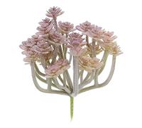 PATIKIL Mini Artificial Succulent Plants, Fake Succulents Plant Unpotted Realistic Textured Succulents for Home Garden Decoration, Purple
