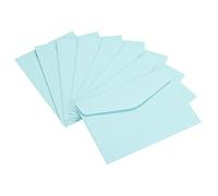 PATIKIL Mini Envelopes, 60 Pack Paper Blank Small Items Storage Business Card Holder for Greeting Note Party, Light Blue