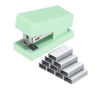 PATIKIL Mini Stapler with Staples, Small Stapler Cute Tiny Portable Pocket Set 20 Sheet Capacity with 1000pcs Staples for Desktop Travel Classroom Office Supplies, Green