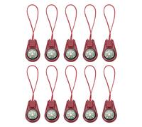 PATIKIL Mini Survival Compass, 25 Pcs Button Compass Bulk kit for Outdoor Hiking Camping Travelling Party Favors, Red