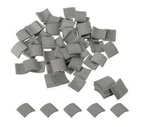 PATIKIL Miniature Roof Tile, 50 Pcs Mini Grey Tiles Clay Roof Miniature Brick Dollhouse Roofing DIY Craft Accessories Building Supplies for Fake House Model Garden