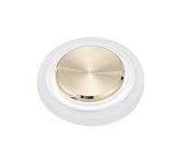 PATIKIL Mobile Phone Game Joystick, Spiral Game Control Touch Screen Joystick with Storage Box for Mobile Tablet Smart Phone, Gold/White