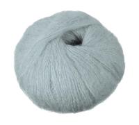 PATIKIL Mohair Yarn, Soft Yarn Mohair Fuzzy Fur Fine Fluffy Yarns Thin for Crocheting Knitting Sweater Scarf Hat Crafts Blanket Rug, Light Gray