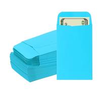 PATIKIL Money Envelope, 100 Pack 3.5" x 2.2" Cash Envelopes Money Holder Bags Budgeting Saving Challenge Letter for Gift Coins Checks Tickets Jewelry Passport Card, Deep Blue