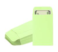 PATIKIL Money Envelope, 50 Pack 3.5" x 2.2" Cash Envelopes Money Holder Bags Budgeting Saving Challenge Letter for Gift Coins Checks Tickets Jewelry Passport Card, Light Green