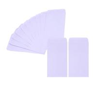 PATIKIL Money Envelope 6.5" x 3.5", 200Pcs Cash Envelopes Money Holder Bags Budgeting Saving Challenge Letter for Gift Coins Checks Tickets Jewelry Passport Card, Purple