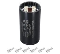 PATIKIL Motor Start Capacitor, 108-130uf 125V 50/60Hz CD60 Run Capacitor Motor Starting Capacitor for Electric Motor Starts Running, Black