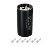 PATIKIL Motor Start Capacitor, 161-193uF/Mfd 250V 50/60Hz CD60 Run Capacitor for Electric Motor Starts, Black