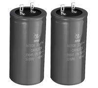 PATIKIL Motor Start Capacitor, 2 Pcs 200uf 300V 50/60Hz CD60 Running Capacitor for Air Conditioners, Electric Motor Starts