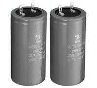 PATIKIL Motor Start Capacitor, 2 Pcs 300uf 300V 50/60Hz CD60 Running Capacitor for Air Conditioners, Electric Motor Starts
