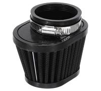 PATIKIL Motorcycle Air Filter Universal 51mm, Mushroom Head Intake Air Filter Oval Clamp on Air Engine Cleaner for Dirt Bike Pit Bike Moped Scooter ATV Go Kart Cart Parts, Black