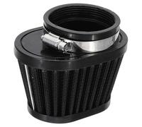 PATIKIL Motorcycle Air Filter Universal 55mm, Mushroom Head Intake Air Filter Oval Clamp on Air Engine Cleaner for Dirt Bike Pit Bike Moped Scooter ATV Go Kart Cart Parts, Black