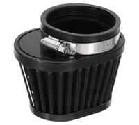 PATIKIL Motorcycle Air Filter Universal 60mm, Mushroom Head Intake Air Filter Oval Clamp on Air Engine Cleaner for Dirt Bike Pit Bike Moped Scooter ATV Go Kart Cart Parts, Black