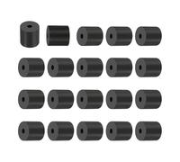 PATIKIL Multi Purpose Rubber Spacer, 20Pcs 6mm ID x 25mm OD x 25mm T Neoprene Round Anti-Vibration Isolation Pads Isolator Rubber Bushings Spacer Washer for HVAC Bolts Car Accessories