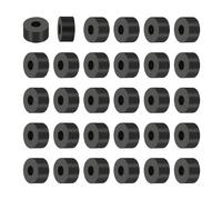 PATIKIL Multi Purpose Rubber Spacer, 30Pcs 10mm ID x 25mm OD x 15mm T Neoprene Round Anti-Vibration Isolation Pads Isolator Rubber Bushings Spacer Washer for HVAC Bolts Car Accessories