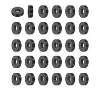 PATIKIL Multi Purpose Rubber Spacer, 30Pcs 5mm ID x 13mm OD x 3mm T Neoprene Round Anti-Vibration Isolation Pads Isolator Rubber Bushings Spacer Washer for HVAC Bolts Car Accessories
