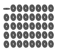 PATIKIL Multi Purpose Rubber Spacer, 40 Pcs 8mm ID x 30 OD x 3mm T Neoprene Round Anti-Vibration Isolation Pads Isolator Rubber Bushings Spacer Washer for HVAC Bolts Car Accessories