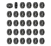 PATIKIL Multi Purpose Rubber Spacer, 50Pcs 10mm ID x 20mm OD x 5mm T Neoprene Round Anti-Vibration Isolation Pads Isolator Rubber Bushings Spacer Washer for HVAC Bolts Car Accessories
